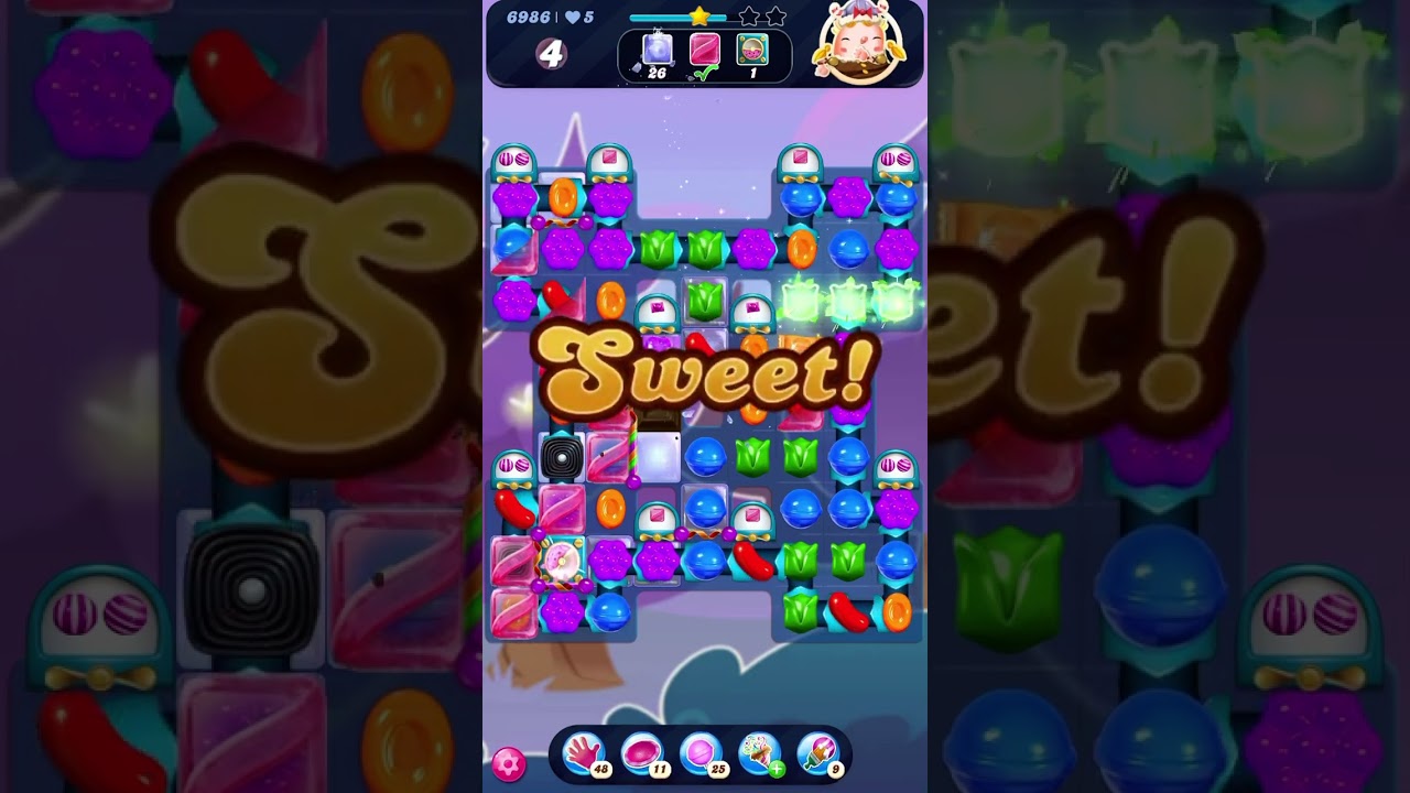 6986 Candy Crush Saga Level 6986 Walkthrough