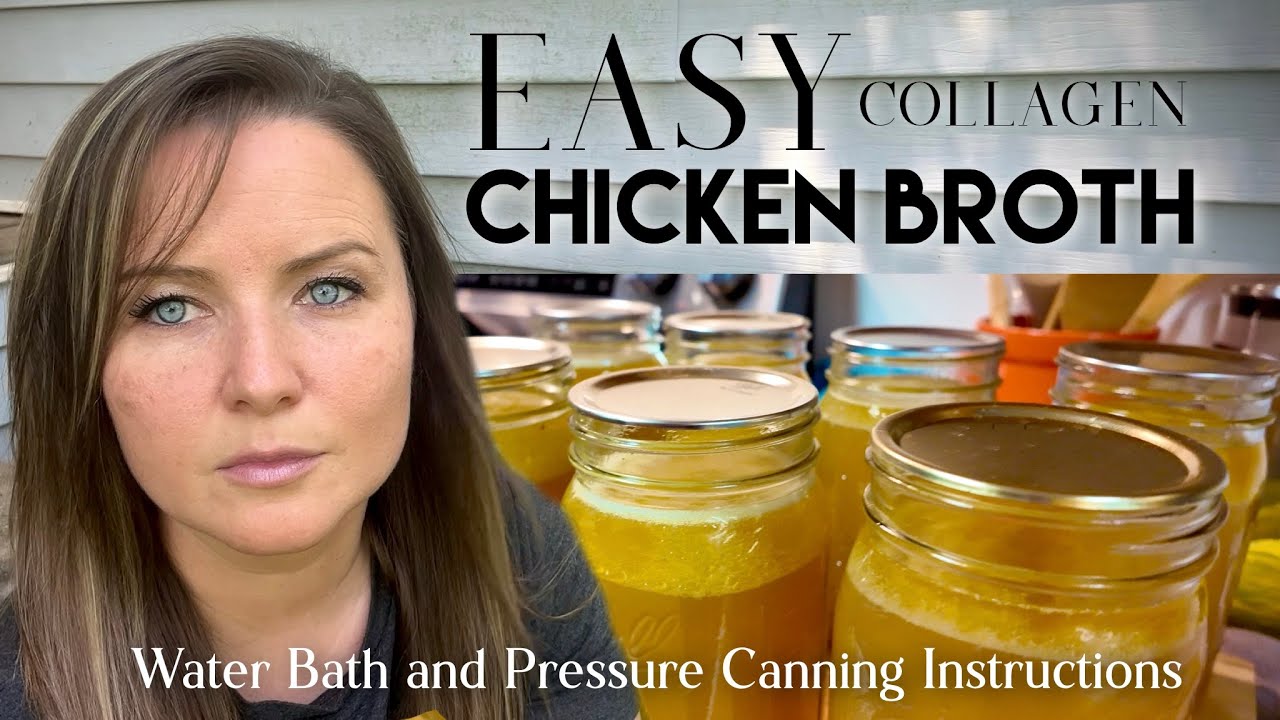 Make Collagen Rich Chicken Broth / Bone Broth