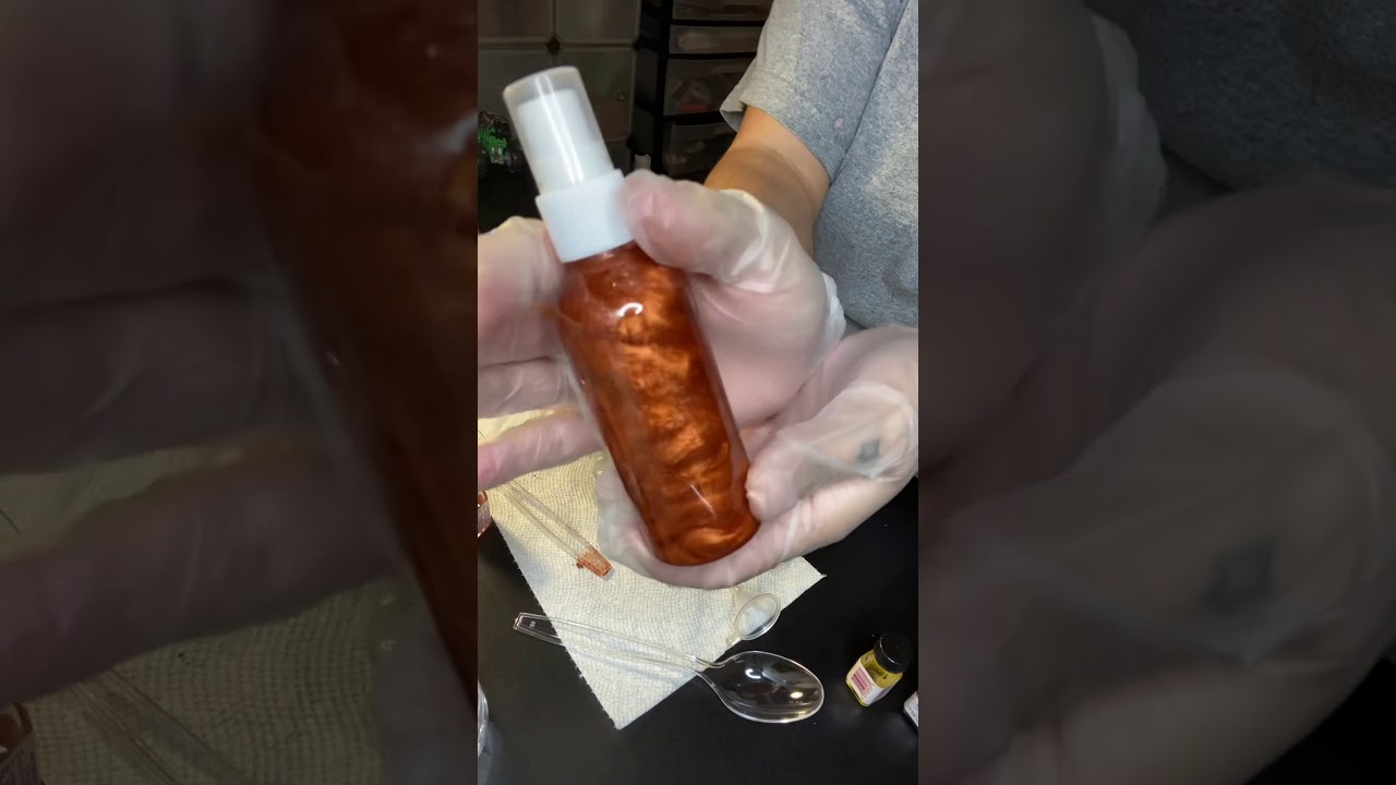 DIY body shimmer mist