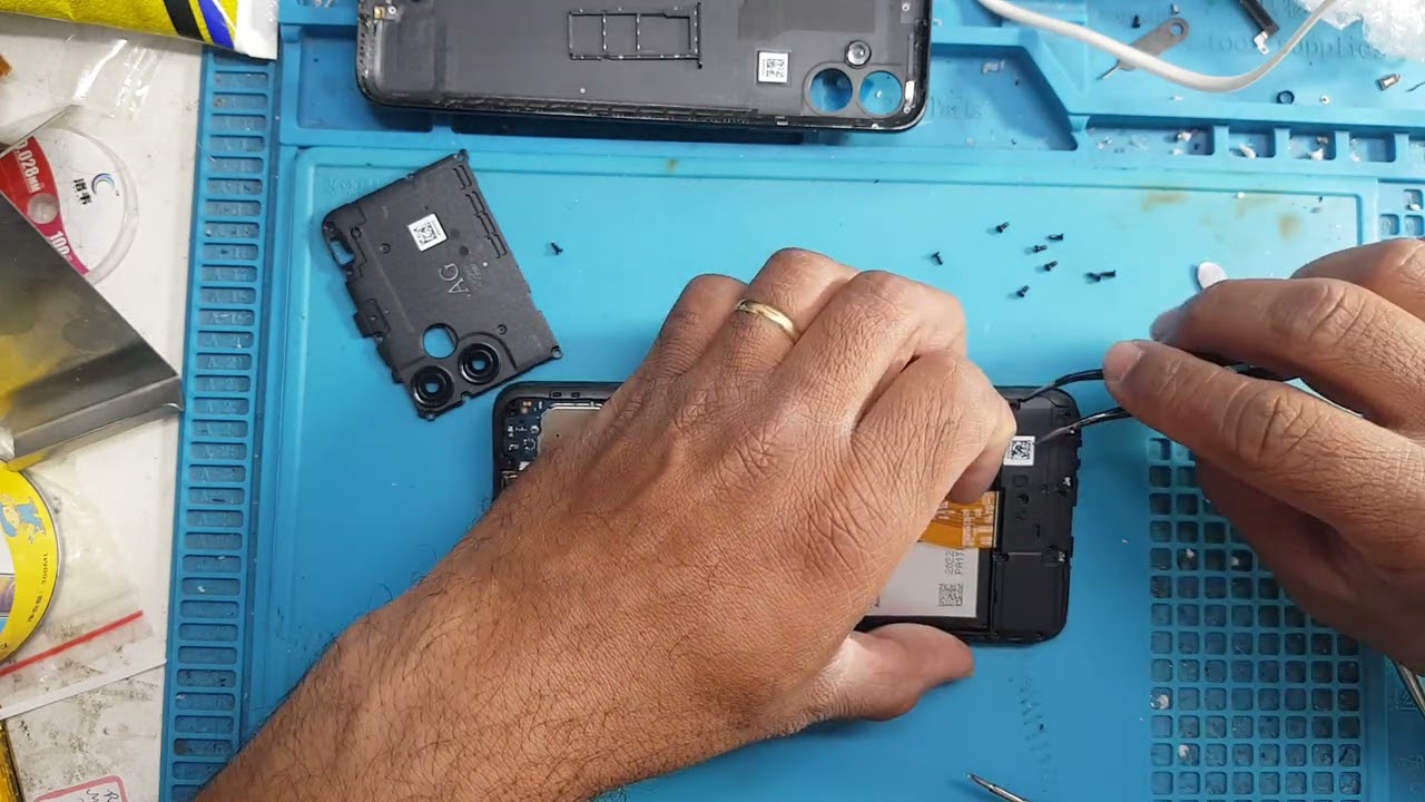 como abrir o aparelho SAMSUNG GALAXY A04 /A04S/A04S..