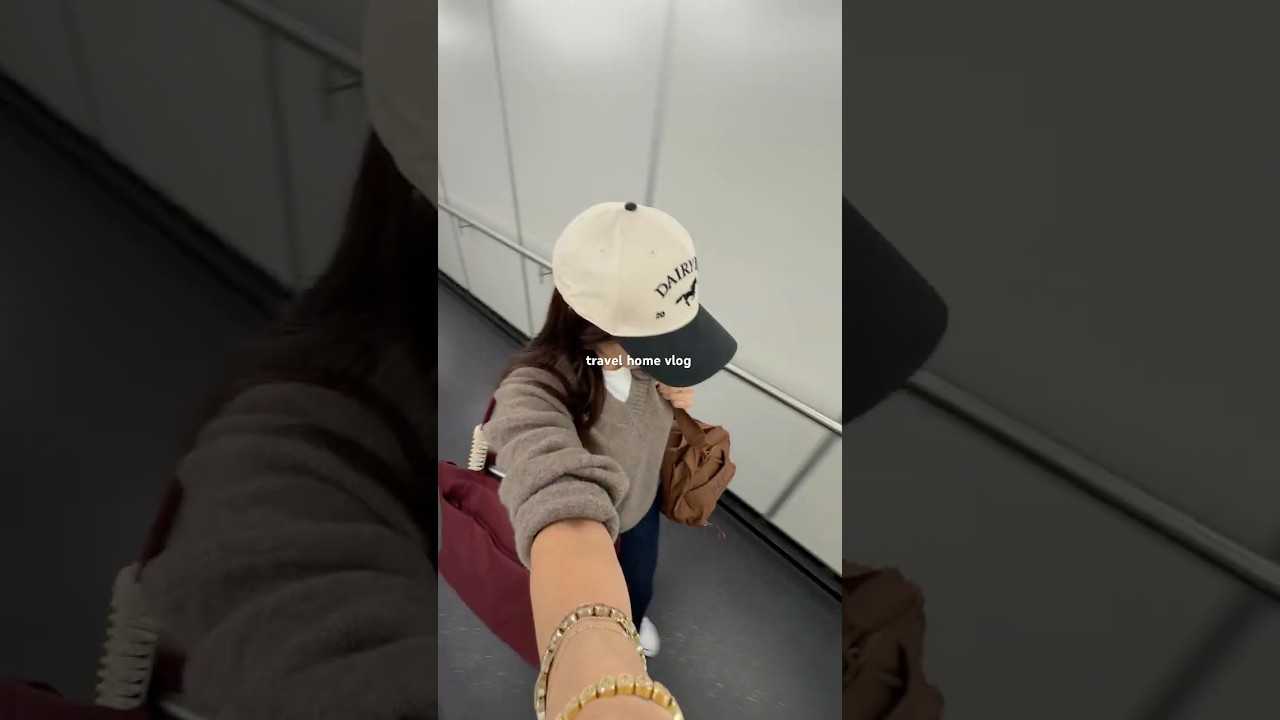 travel vlog! fly home with me from nyc!