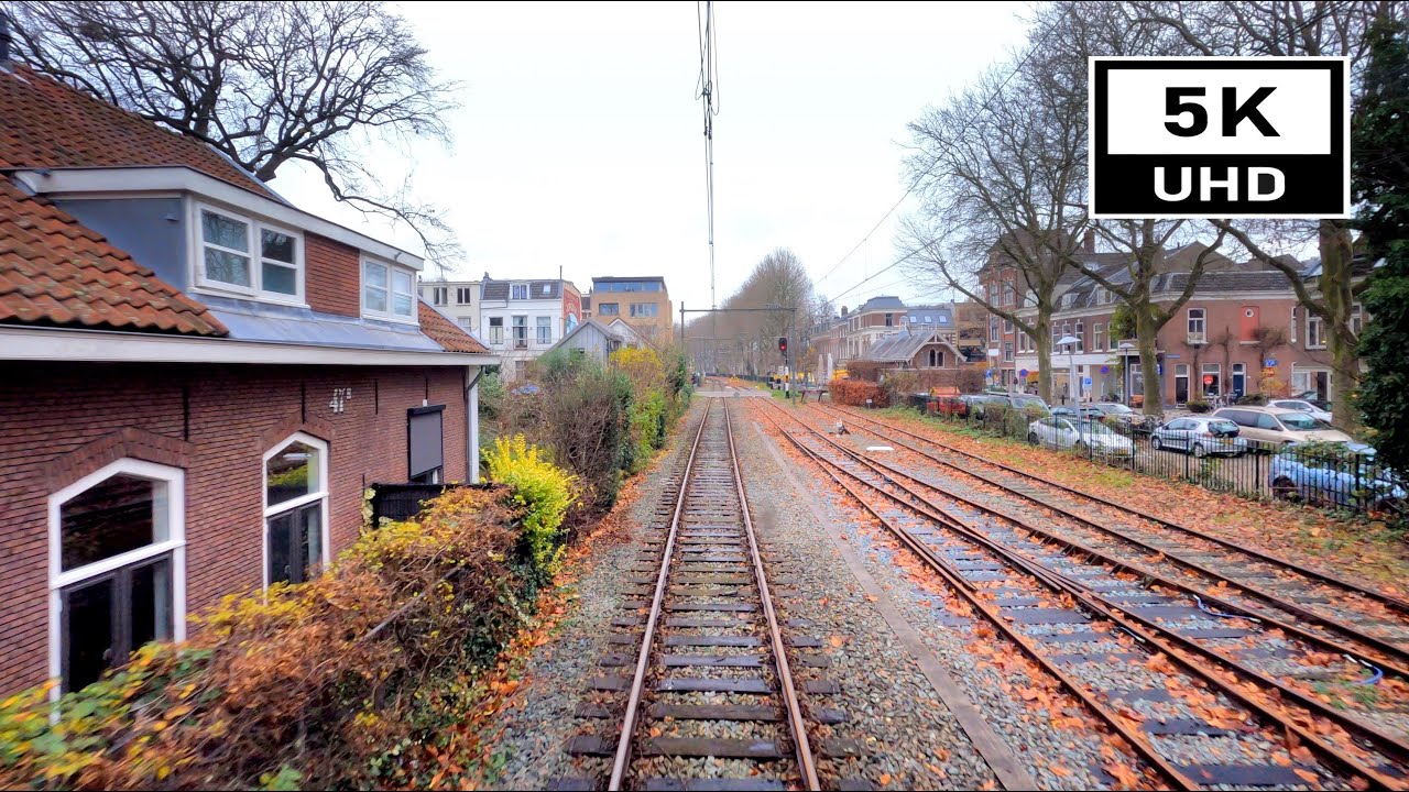 Ride back from the Railway Museum: Maliebaan - Utrecht CS CABVIEW HOLLAND SLT 9 dec 2021