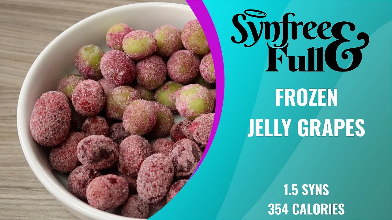 EASY Slimming World Frozen Jelly Grapes - 1.5 SYNS / 354 Calories