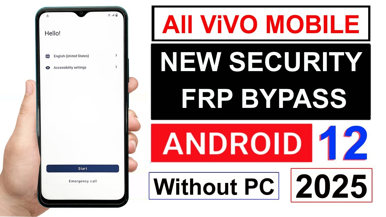 All Vivo New Security Android 12 Frp Bypass✅ Vivo Google Account Unlock✅ Vivo Android 12 Frp Bypass✅
