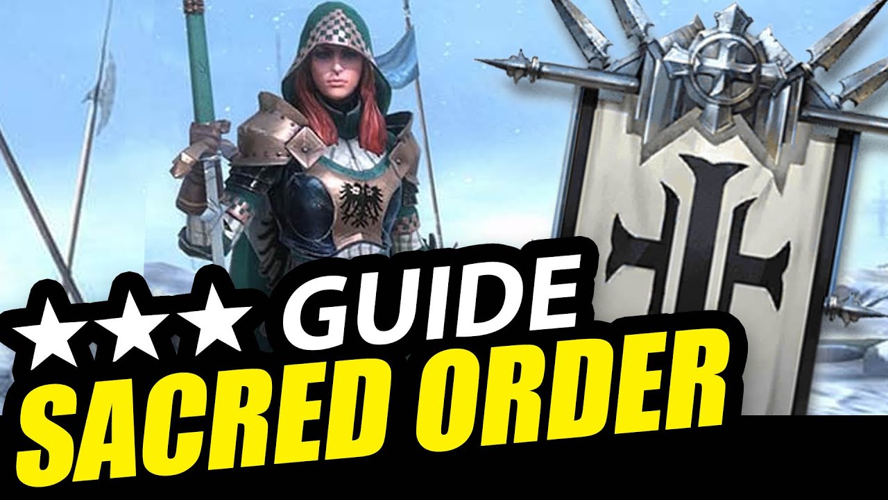 The SACRED ORDER Faction Wars Guide - BOSS GUIDE & HOW TO 3-STAR EVERY LEVEL - RAID: Shadow Legends
