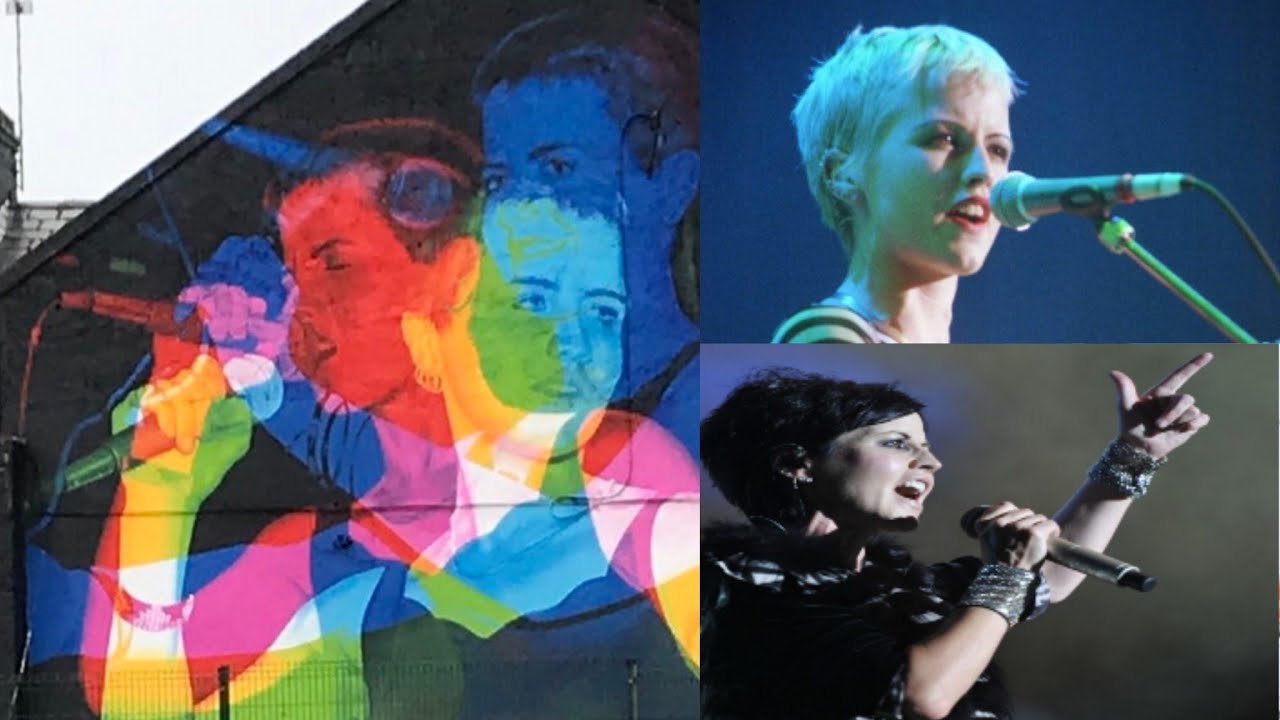 CRANBERRIES DOLORES O'RIORDAN MURAL PAINTING REVEALED ON HER 50TH BIRTHDAY 🇮🇪 | DREAMS | IRISH PH
