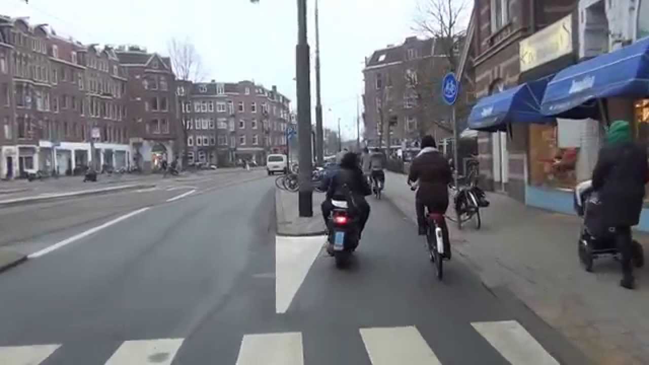cycling Amsterdam ; Olympiaplein - Eerste Constantijn Huygensstraat
