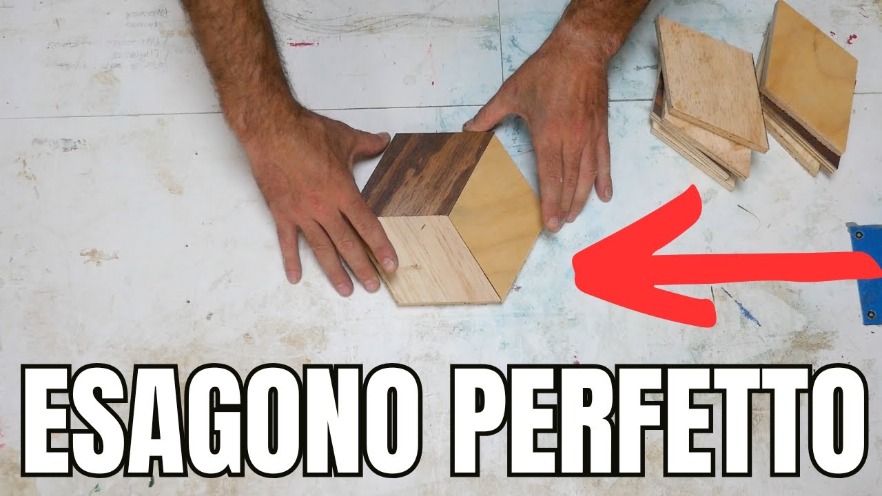 3 Rombi in Legno = 1 Esagono Perfetto | 3 MDF #57 | 3 Minuti Di Falegnameria | Fai da te