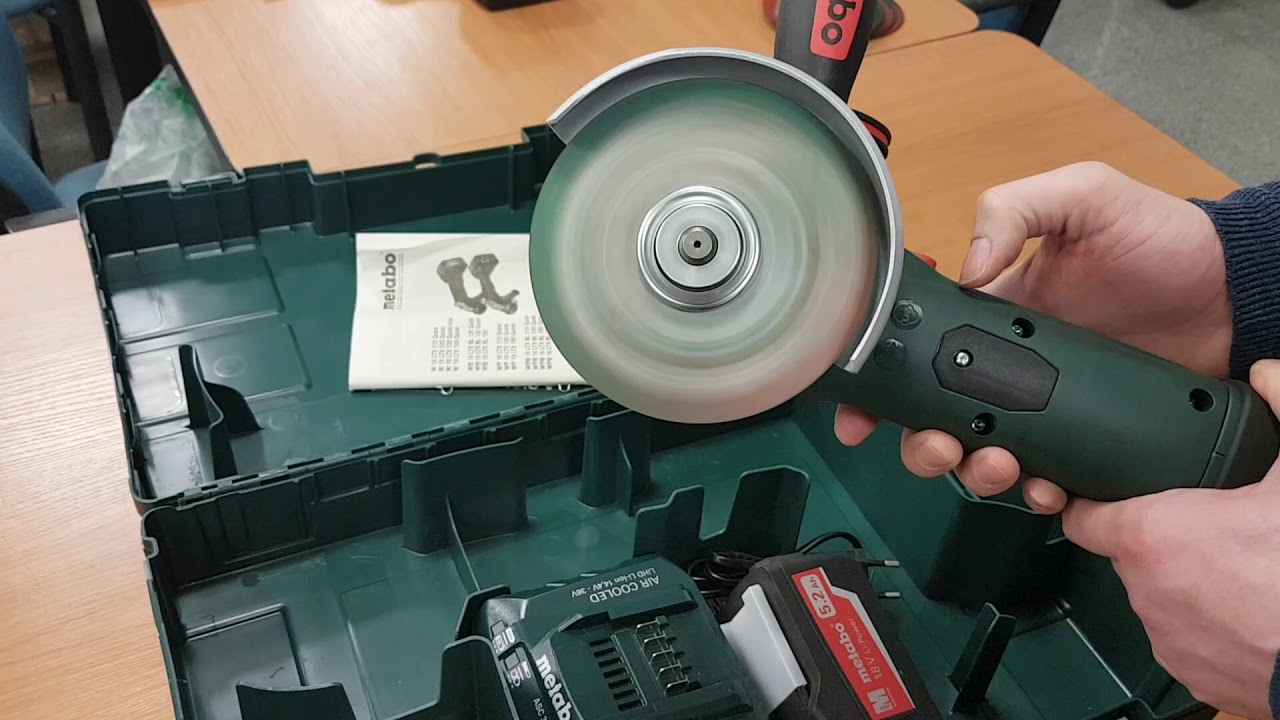 Metabo W 18 LTX 125 Quick Akumulatorowa szlifierka kątowa