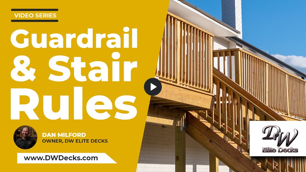 Guardrail and Stair Rules for Kansas City Decks | DW Elite Decks