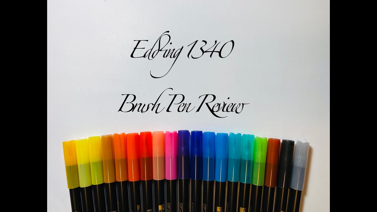 Edding 1340 Brush Pen Review