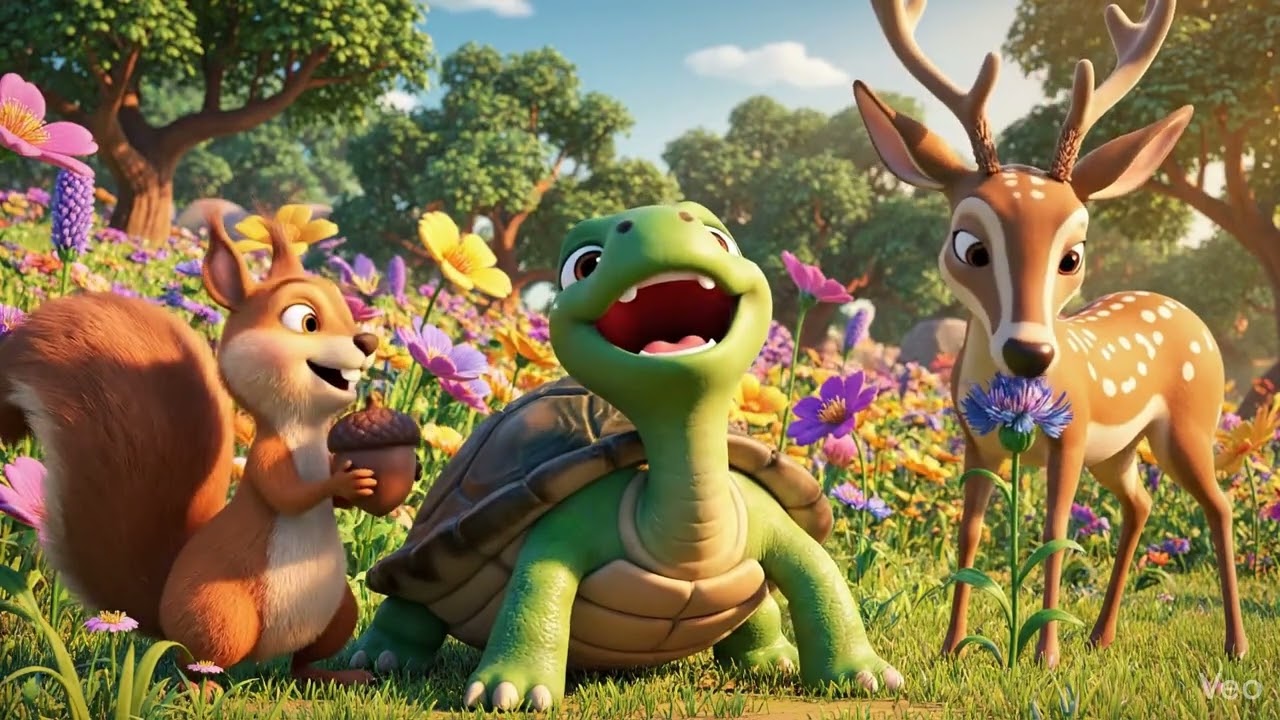 The Smartest Little Turtle Ever! 🐢✨ Cute 3D Animation Story