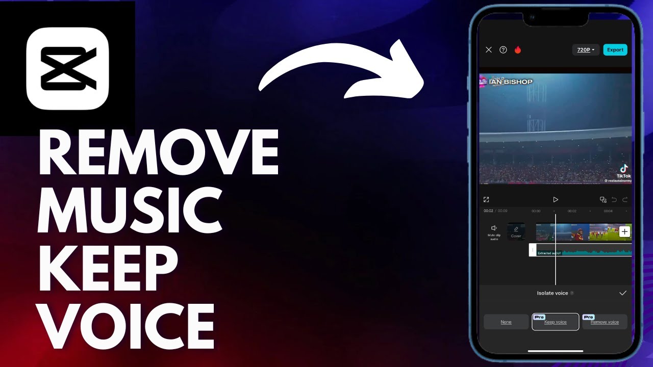 How to Remove Music From A Video but Keep Voice on CapCut (2025)