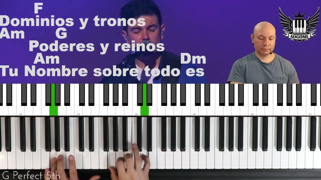 Santo Por Siempre Chris Tomlin Piano Tutorial