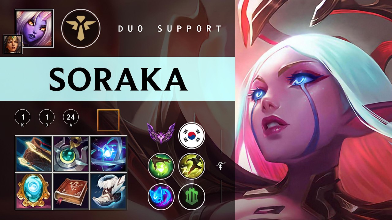 Soraka Support vs Janna - KR Master Patch 26.03