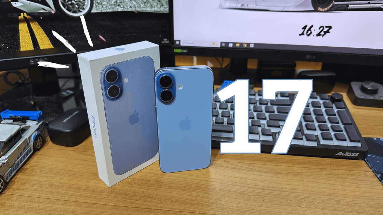 Iphone 17 - Unboxing e Primeiras Impressões // O custo benefício da Apple?