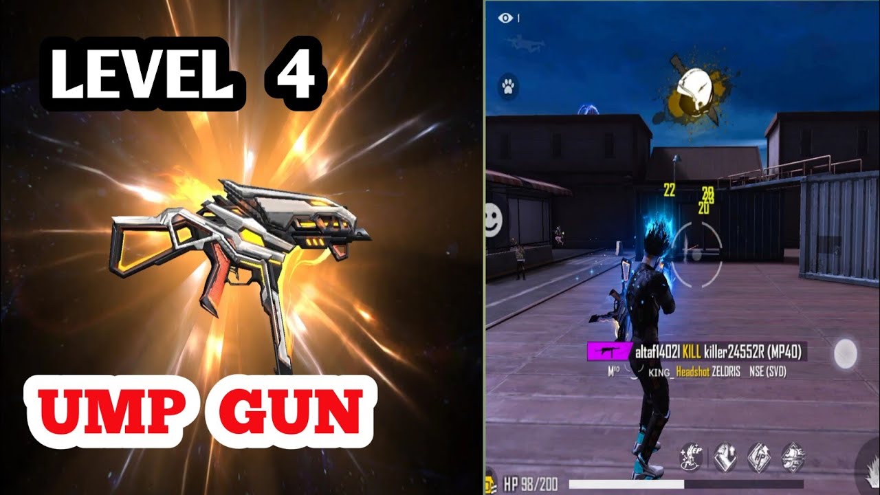 LEVEL   4   UMP  GUN   TAKE  FIRE