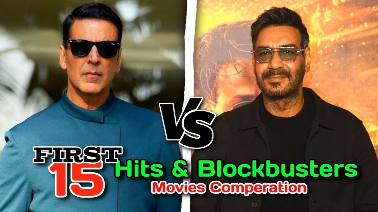 Akshay Kumar 🆚 Ajay Devgn: First 15 Movies Hit or Flop Comparison 🤯🔥