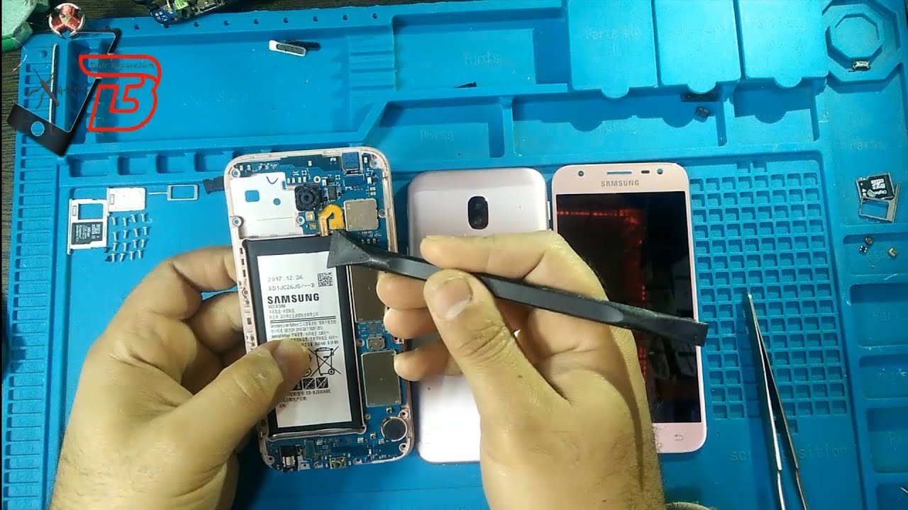 طريقة فتح هاتف سامسونج  Disassembly J3 pro