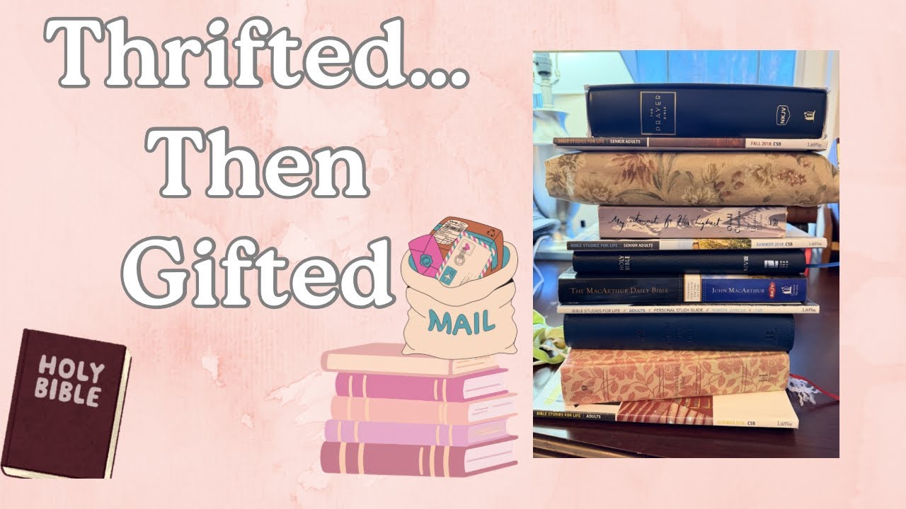 Thrift Store Bible Jackpot! Sent These Stunning Finds to My Subscribers 😳 #Bibles #Thrifting 
