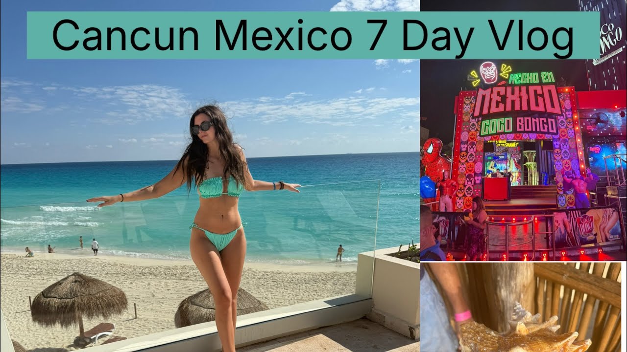 Cancun Mexico One Week Vlog: Where to stay, things to do with prices, & more!