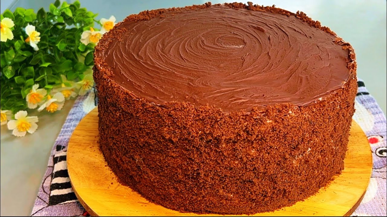 Бархатный Шоколадный Торт На Кефире за 15 минут!Не Дорогой Вкусный Домашний торт !Простой рецепт!