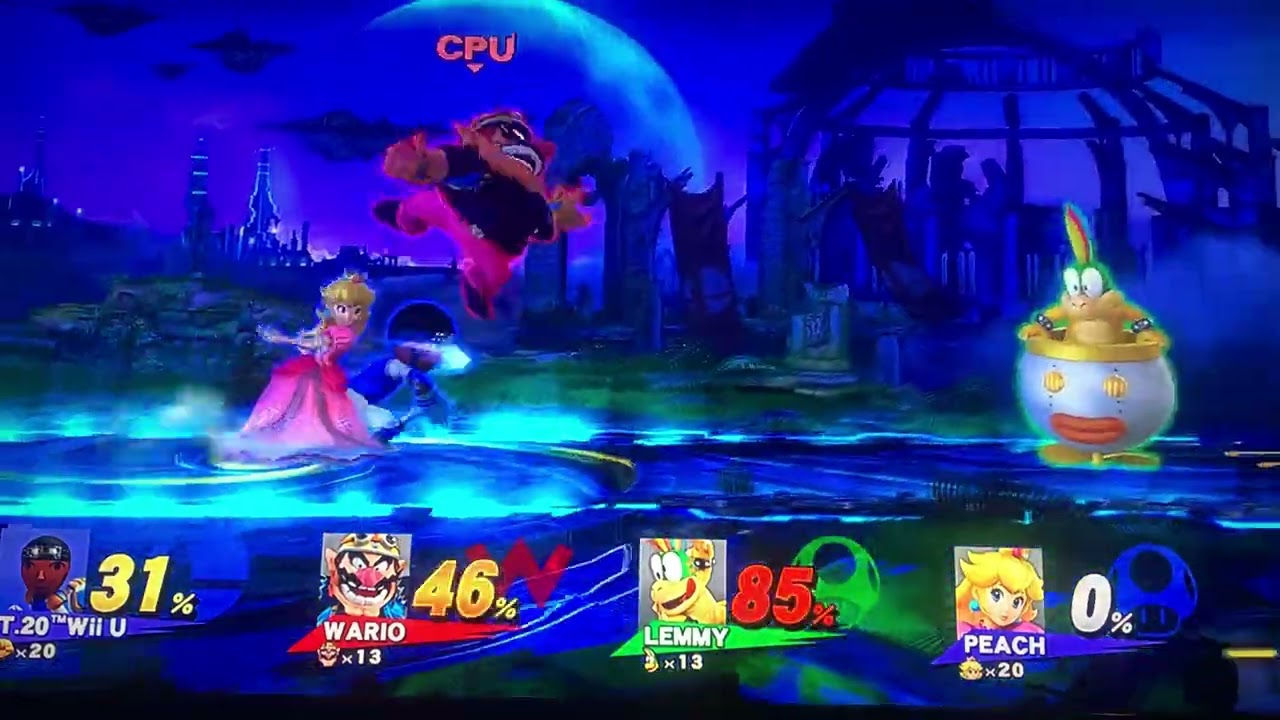 Super Smash Bros Wii U T.20 & Peach, Battlefield 7/8