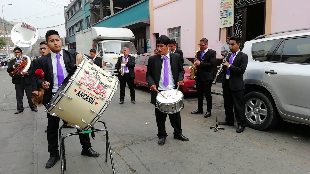 Sacachispas - Del Norte Vengo - huaynos - Banda Orquesta Puro Sentimiento de Ancash