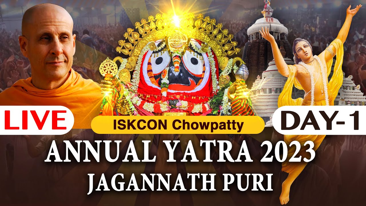 ISKCON Chowpatty Kartik Yatra 2023 | Jagannath Puri | Day 01