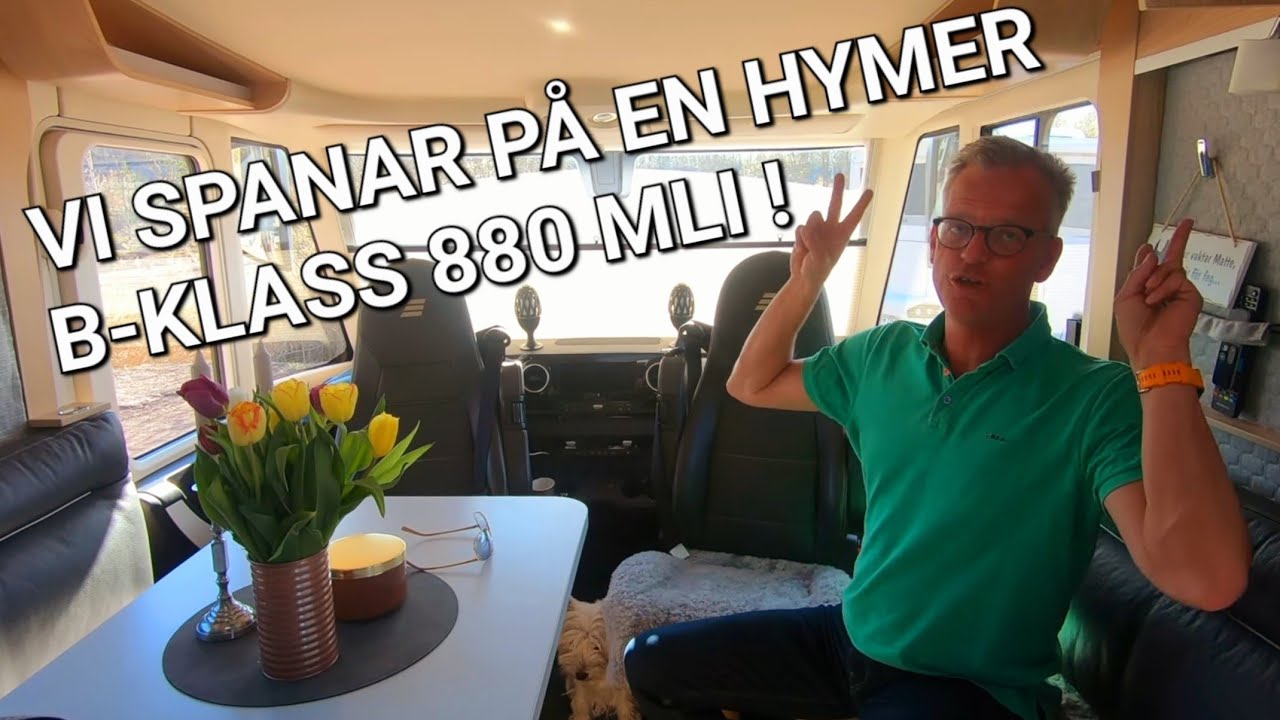 Ulf visar sin Hymer B-Klass 880 MLI - En husbil med total komfort