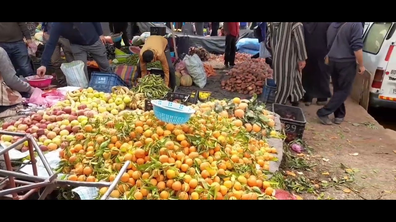 سوق الثلاثاء تحناوت marché berbère tahannaout maroc