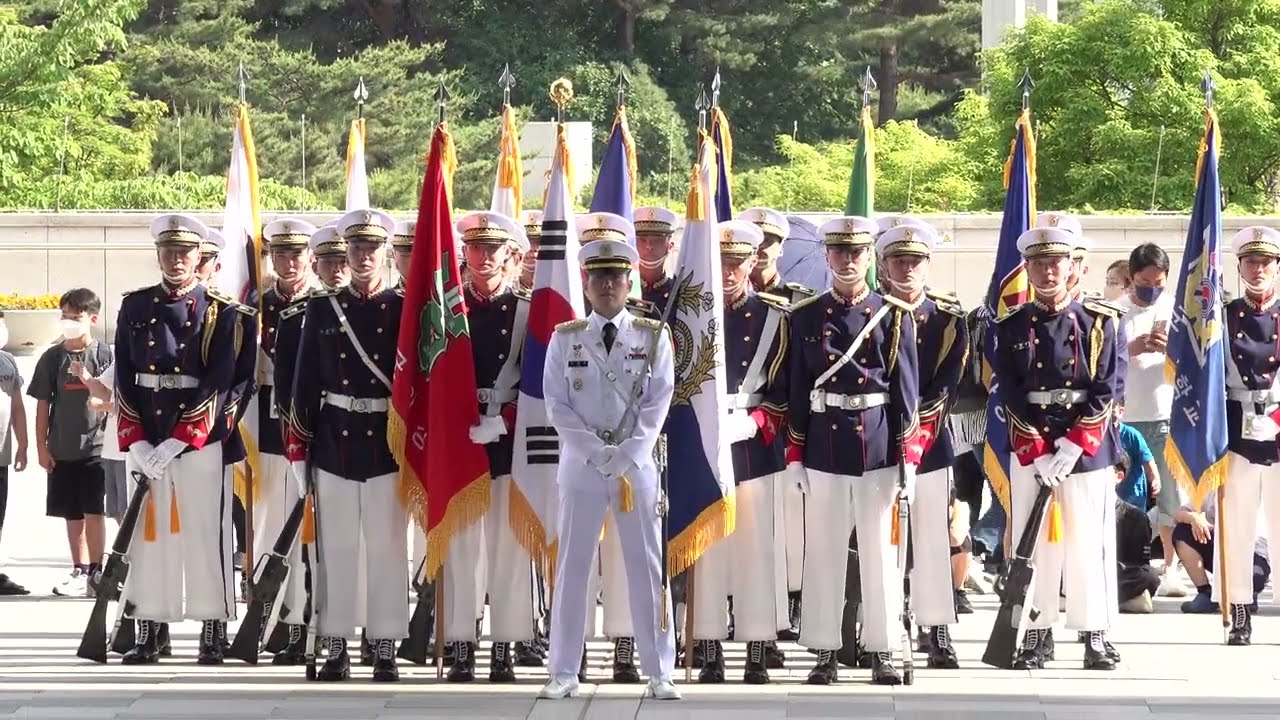 육군 의장대 시범공연, 육군본부 아미리스펙트팀, 박물관문화향연, 국립중앙박물관 20220611