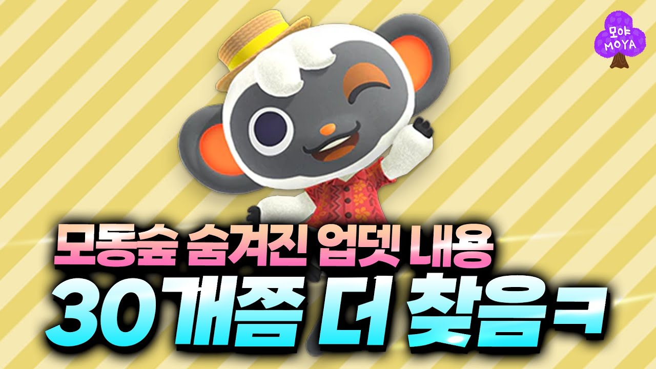 모동숲 업데이트 궁예질 더 했더니 더 발견! 캐도 캐도 뭐가 나오네...