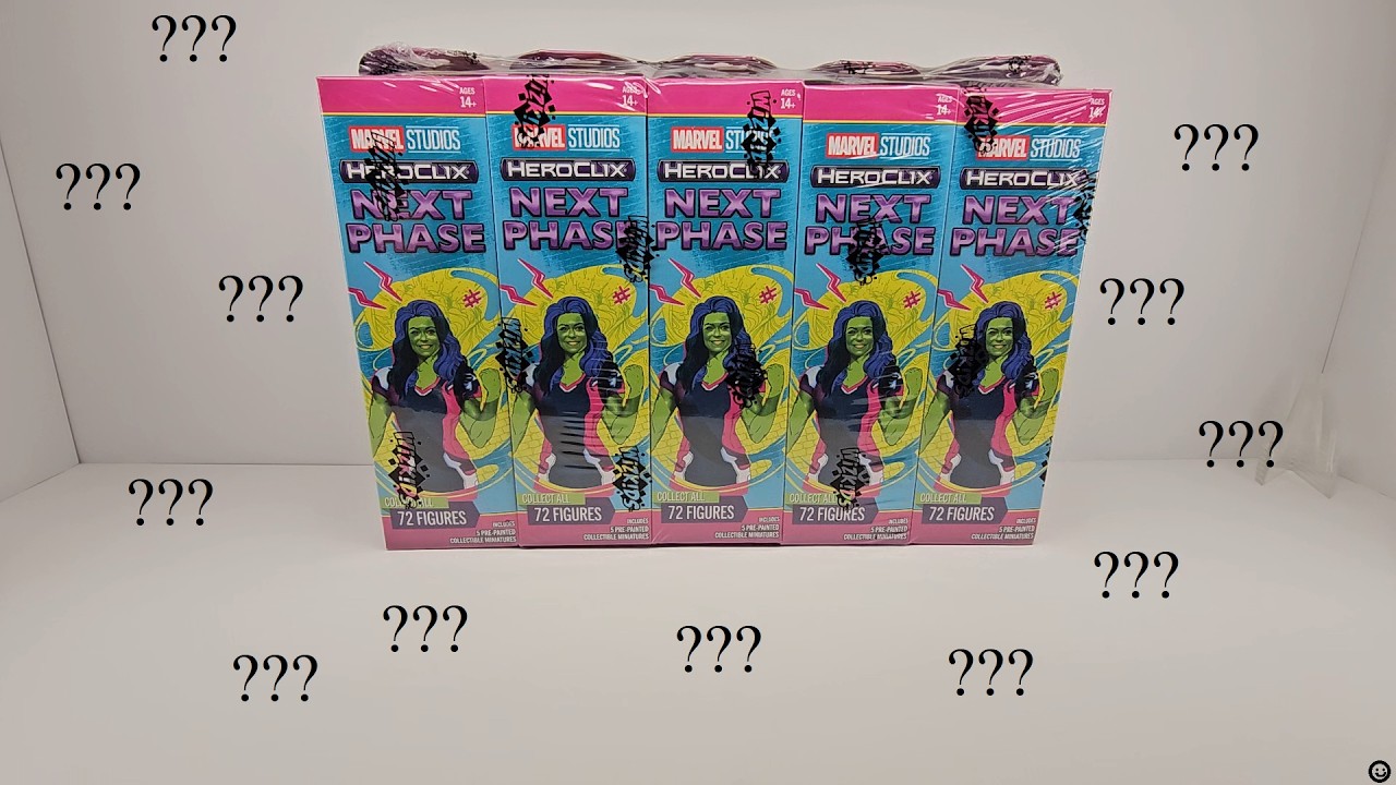 Marvel Heroclix - Marvel Studios Next Phase Booster Brick Unboxing - I DON'T KNOW. WE MAY BE LUCKY.