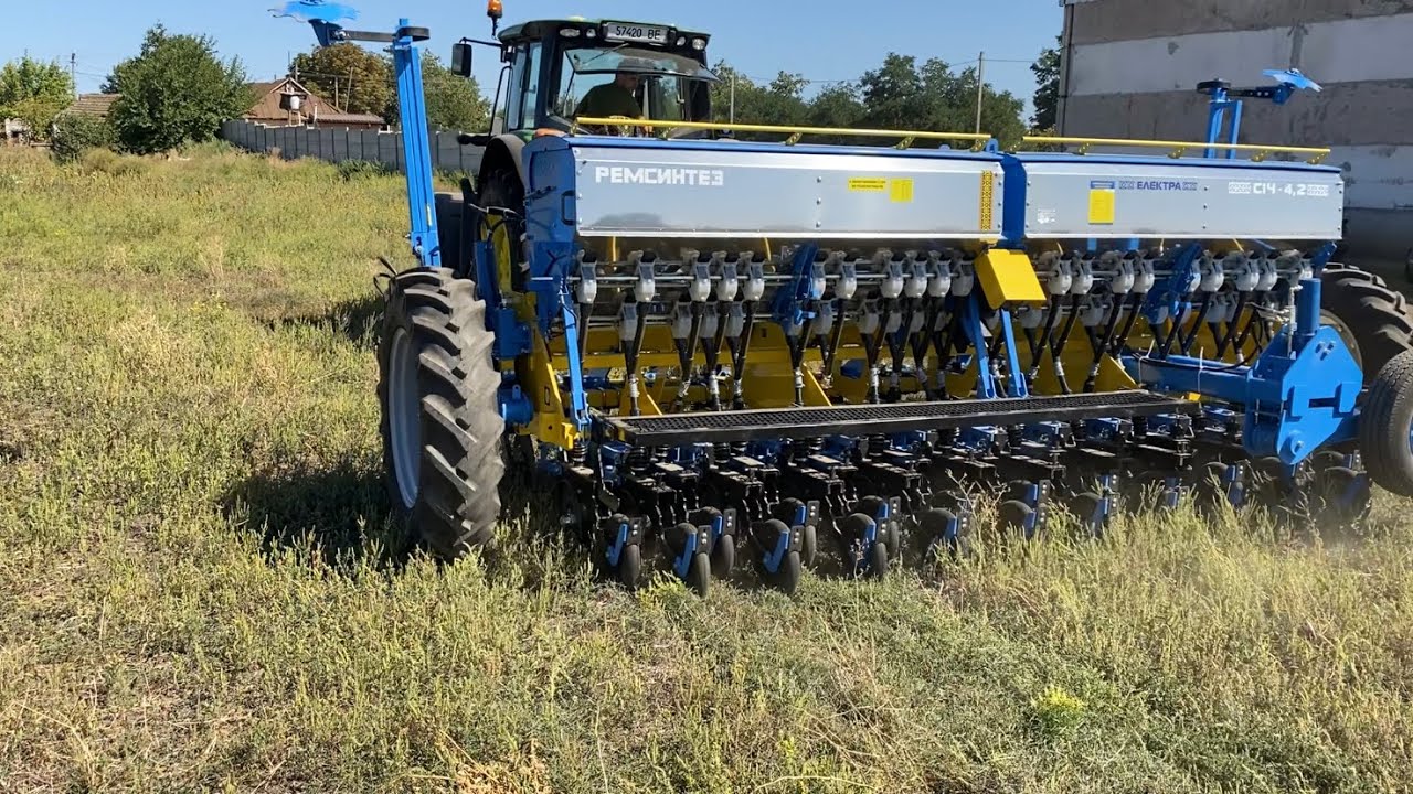 Запуск сівалки Січ 4,2 Електра No Till від Ремсинтез