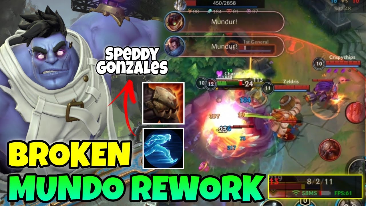 MUNDO REWORK WILD RIFT IS VERY BROKEN ‼‼