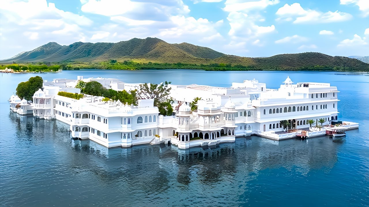 Самый красивый отель Индии, Taj Lake Palace Udaipur (полный тур в 4K)