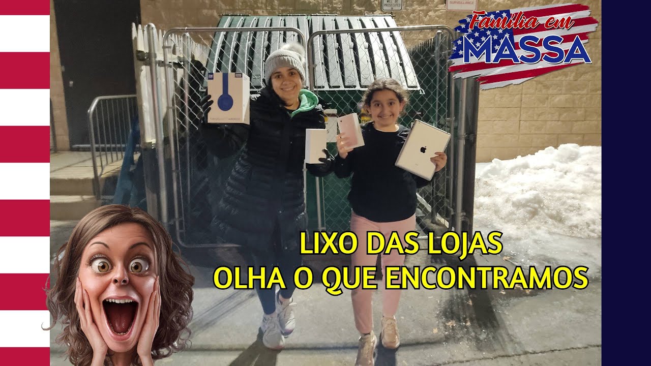 DUMPSTER DIVING EUA VEM OLHAR O QUE ENCONTRAMOS