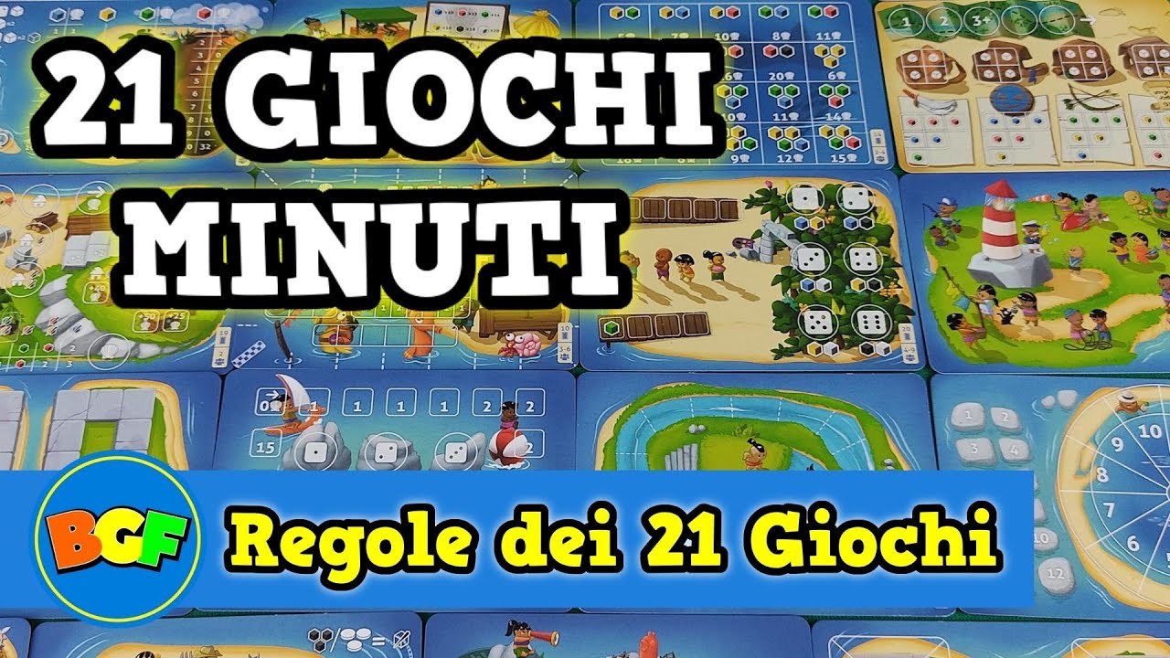 21 GIOCHI MINUTI | Raccolta di 21 Giochi Diversi | Tutorial 106 Come si gioca