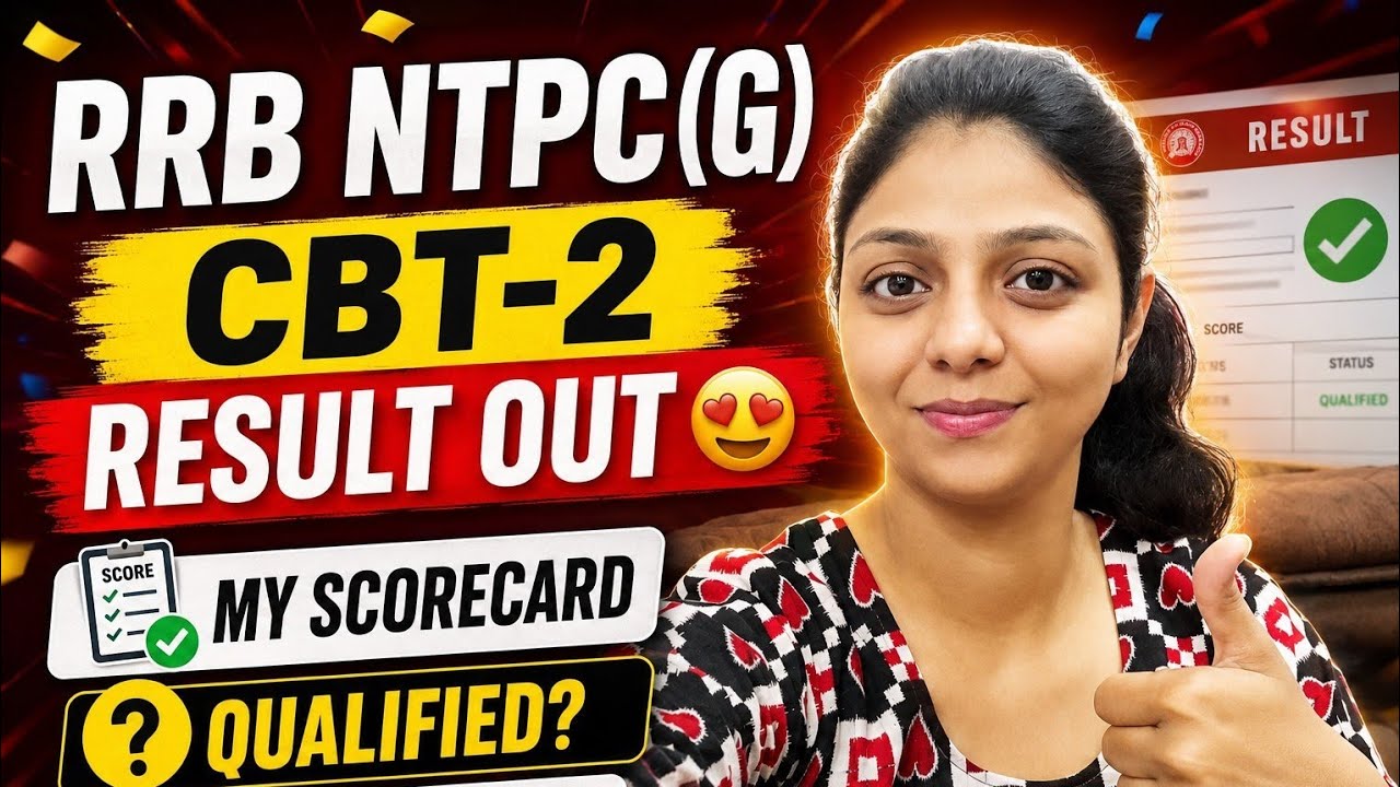 NTPC(G) CBT-2 RESULT🤩| MY SCORECARD #ntpc #rrbntpc #railwayexam #rrb #ntpcresult #viral #result #yt