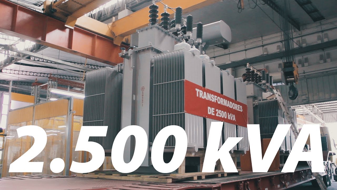TRANSFORMADOR 2.500 kVA - Nossa energia ultrapassa fronteiras