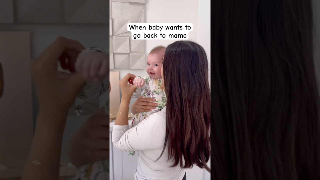 Baby Just Wants Her Mama 😂