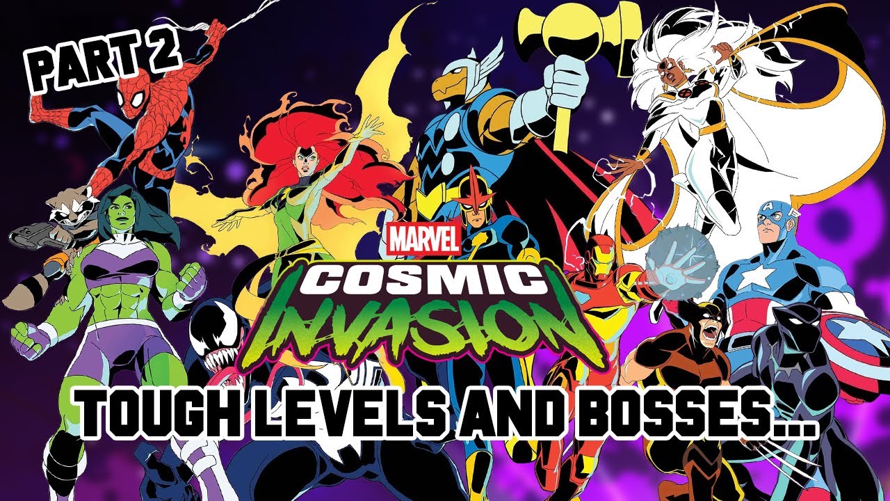 Tough Levels And Bosses... || Marvel Cosmic Invasion