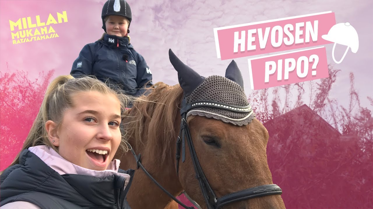 MILLAN MUKANA RATSASTAMASSA -Jessica ja suomenhevonen Hurma