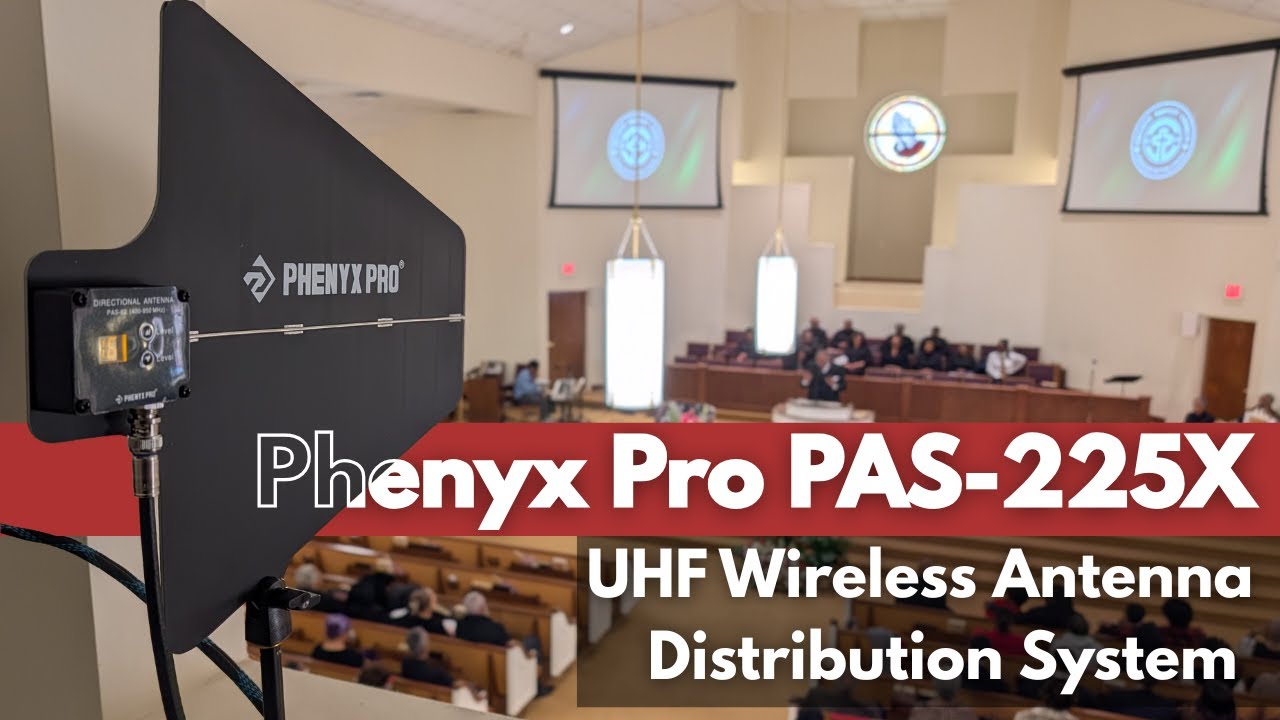 Phenyx Pro PAS225X Review: Wireless Mic Problems Solved
