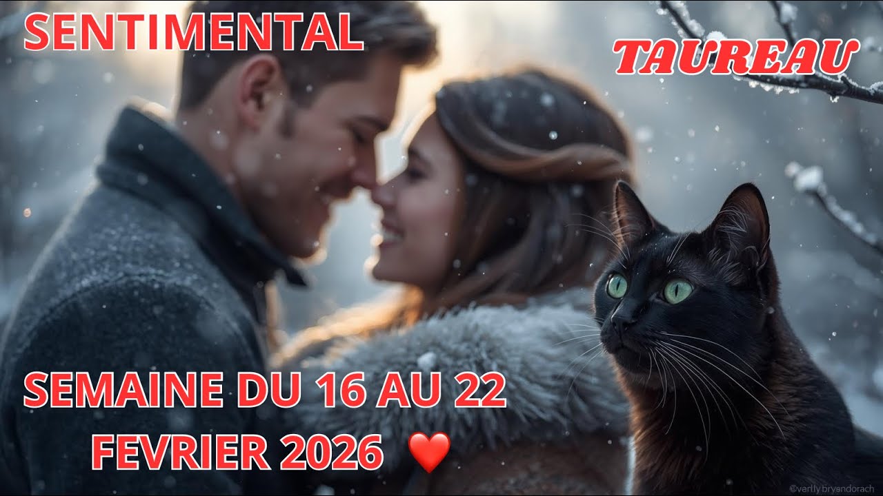 TAUREAU ♉️ GUIDANCE SENTIMENTALE DU 16 AU 22 FEVRIER 2026 ❤️ #guidancesentimentale #tiragesemaine