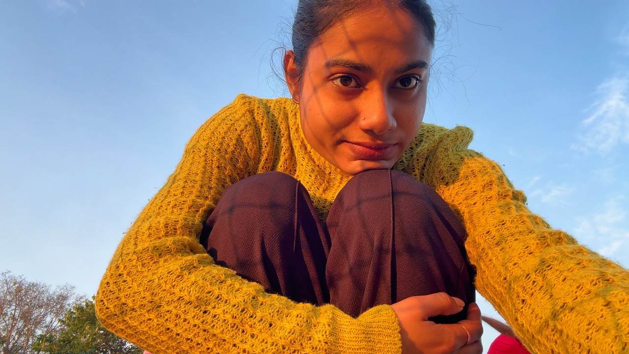 Aaj hum exercise krne gyee 🏋️☺️ | Sakshi Chajewal