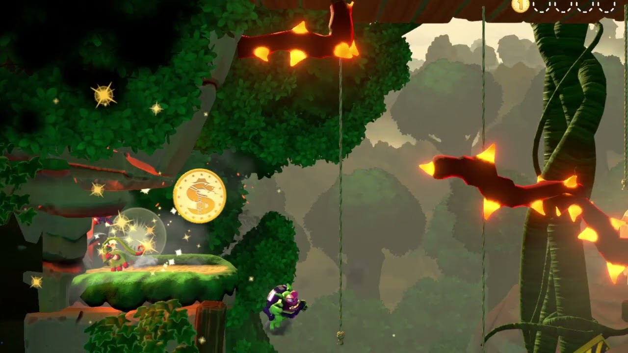 RopeBurn Ridge Chapter 10  All Coin Locations Yooka Laylee and the Impossible Lair