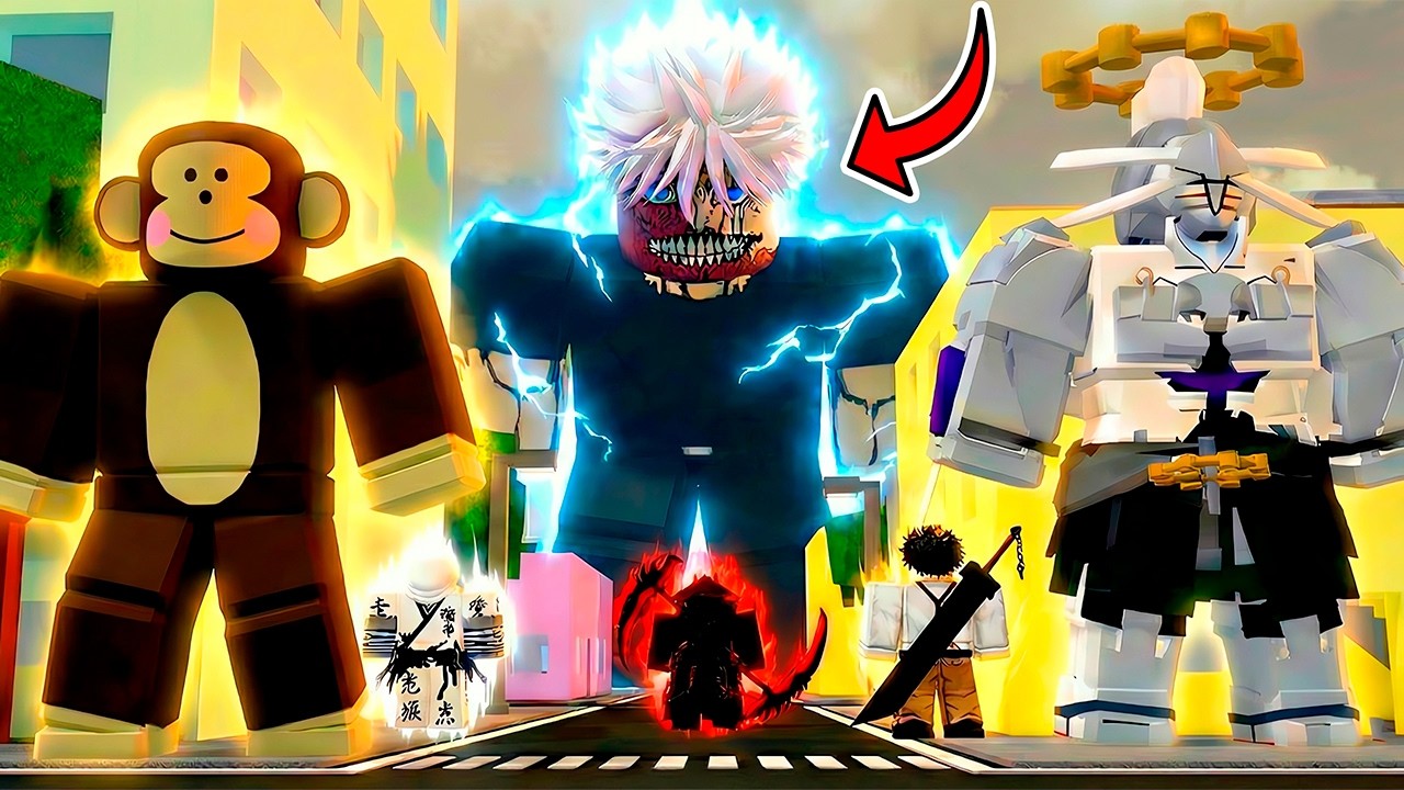 GOJO ZOMBIE VS PERSONAJES SECRETOS EN JUJUTSU SHENANIGANS