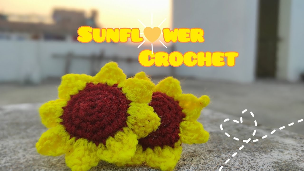 Easy Sunflower Crochet Tutorial for Beginners 🌻 | Step-by-Step Guide